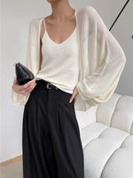 Load image into Gallery viewer, Oversized Laser Cut Sheer Cardigan [3 Colours]
