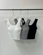 Load image into Gallery viewer, Korean Padded Bra Inner Tank Top [2 Colours]
