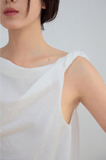 Load image into Gallery viewer, Korean Nica Asymmetric Top [2 Colours]
