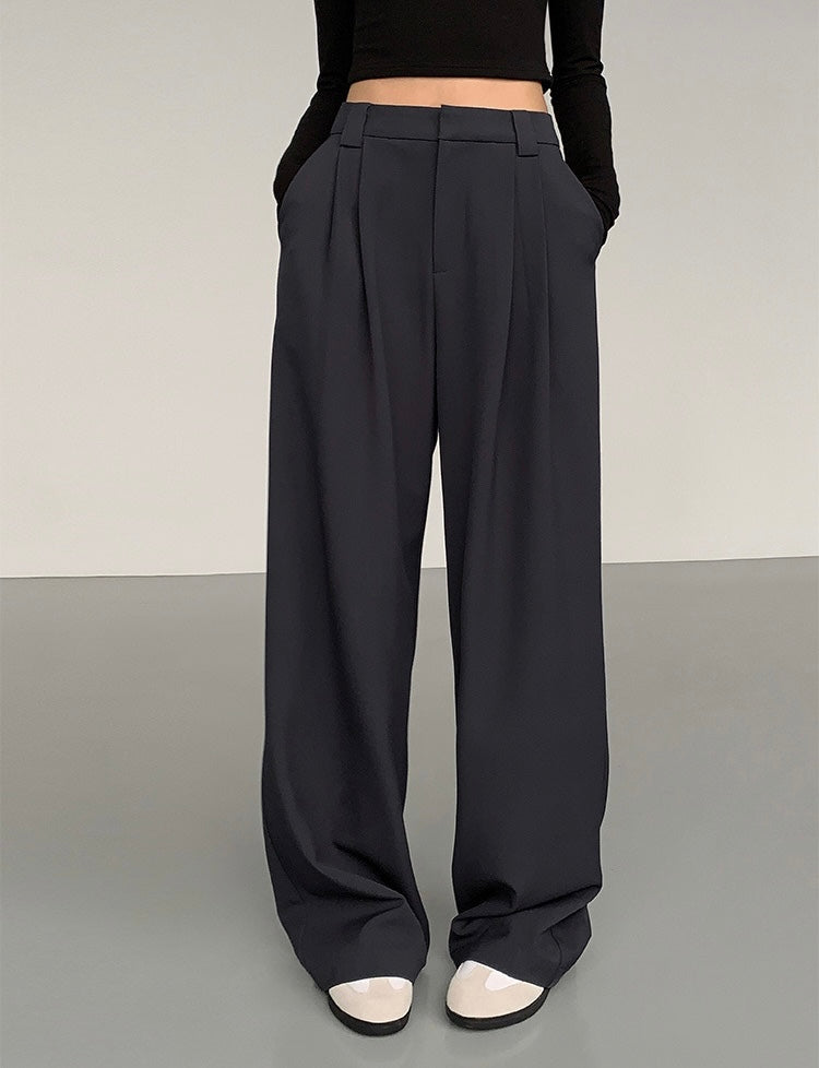 Loop Wide Leg Hook Trousers [3 Colours]