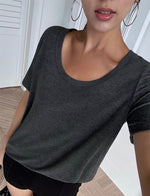 Load image into Gallery viewer, Classic Scoop Neck Tee [3 Colours]
