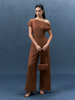Load image into Gallery viewer, Toga Pocket Maxi Jumpsuit in Brown
