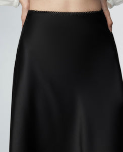 Satin Maxi Slip Skirt [2 Colours]
