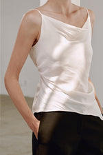 Load image into Gallery viewer, Korean Rina Drape Slit Camisole [3 Colours]
