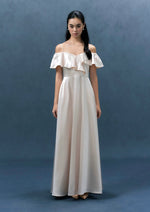 Load image into Gallery viewer, Ruffle Cami Sheen Maxi Gown [2 Colours]
