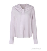Load image into Gallery viewer, Korean Roi Tie Blouse [2 Colours]
