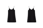 Load image into Gallery viewer, Tencel Mini Slip Dress in Black
