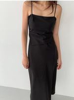 Load image into Gallery viewer, Korean Hanel Pencil Cami Dress [2 Colours]
