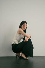 Load image into Gallery viewer, Korean Tencel Blend Wrap Tie Blouse [2 Colours]
