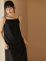 Load image into Gallery viewer, 2-Way Slip Dress in Black
