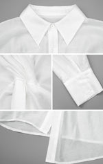 Load image into Gallery viewer, Tencel Twist Shirt in White
