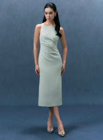 Load image into Gallery viewer, Boatneck Sheath Midi Dress [3 Colours]
