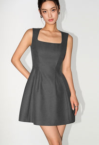 Sleeveless Mini Tulip Dress [3 Colours]