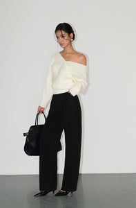 Multi-Way Off Shoulder Sweater [3 Colours]