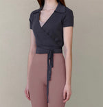 Load image into Gallery viewer, Polo Wrap Top [3 Colours]
