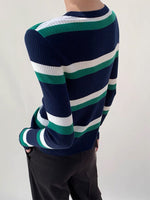 Load image into Gallery viewer, Striped Ribbed Cardigan in Multi
