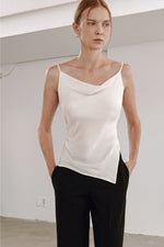 Load image into Gallery viewer, Korean Rina Drape Slit Camisole [3 Colours]

