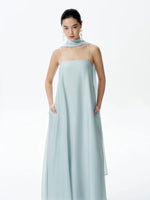 Load image into Gallery viewer, Crepe Pocket Tent Dress + Detachable Sash [2 Colours]
