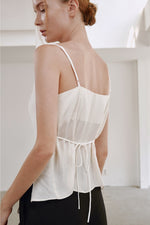 Load image into Gallery viewer, Korean Rina Drape Slit Camisole [3 Colours]
