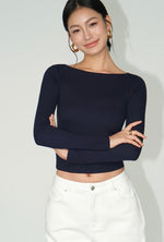 Load image into Gallery viewer, Classic Boatneck Long Sleeve Top [6 Colours]
