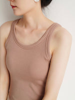 Load image into Gallery viewer, Classic Padded Stretch Tank Top [5 Colours]
