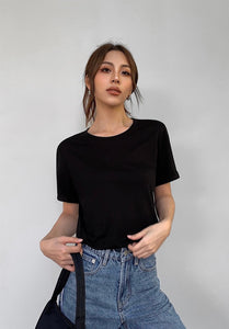 Classic Pin Cuff Tee [2 Colours]