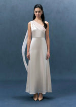 Load image into Gallery viewer, Toga Sheen Gown with Drape [2 Colours]
