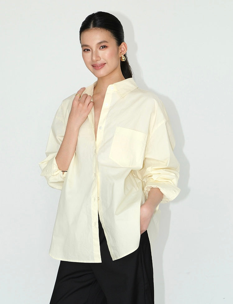 Classic Oversized Pocket Shirt [2 Colours]