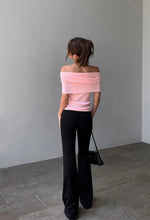 Load image into Gallery viewer, [Ready Stock] Waist Buckle Straight Leg Trousers in Black
