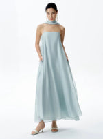 Load image into Gallery viewer, Crepe Pocket Tent Dress + Detachable Sash [2 Colours]
