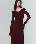 Load image into Gallery viewer, Multi-way Halter Off Shoulder Dress [2 Colours]
