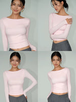 Load image into Gallery viewer, Classic Boatneck Long Sleeve Top [6 Colours]
