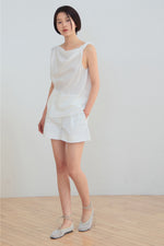 Load image into Gallery viewer, Korean Nica Asymmetric Top [2 Colours]
