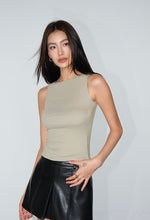 Load image into Gallery viewer, Boatneck Sleeveless Top [4 Colours]
