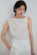 Load image into Gallery viewer, Korean Nica Asymmetric Top [2 Colours]
