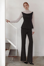 Load image into Gallery viewer, Korean Bilte Tailored Stretch Trousers [2 Colours]
