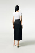 Load image into Gallery viewer, Maxi Drape Tie Skirt in Green
