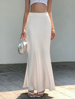 Load image into Gallery viewer, Satin Mermaid Maxi Skirt [2 Colours]
