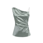 Load image into Gallery viewer, Satin Gathered Peplum Top// Maxi Skirt [2 Colours]
