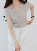 Load image into Gallery viewer, Korean Lami Knit Top [3 Colours]
