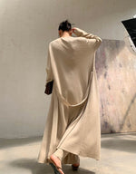 Load image into Gallery viewer, Maxi Cardigan With Tie in Khaki
