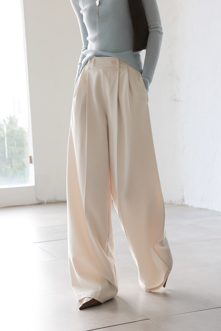 Wide Flare Leg Trousers [2 Colours]