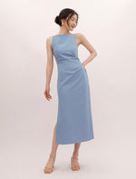 Load image into Gallery viewer, [Ready to Ship] Arya Cami Midi Dress in Lake
