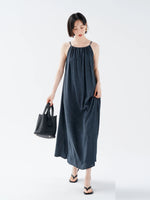 Load image into Gallery viewer, Cami Tent Dress in Navy
