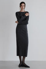 Load image into Gallery viewer, Korean Slit Knit Dress [3 Colours]
