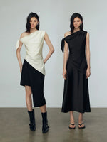 Load image into Gallery viewer, Satin Toga Knot Top [2 Colours]
