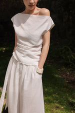 Load image into Gallery viewer, Multi-way Top // Trousers Set in White
