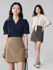 Tailored Mini Skirt [3 Colours]