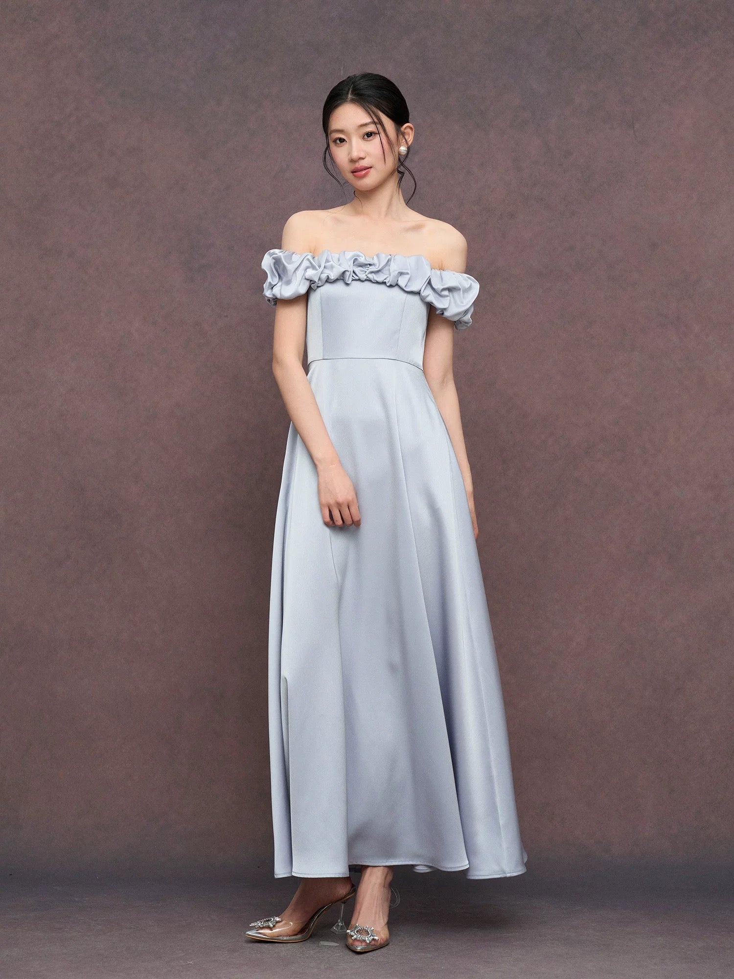 sachin and babi light blue dress 51 Wedding Guest Dresses for Spring You'll Totally Wear Again