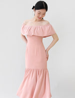 Load image into Gallery viewer, Joie Off Shoulder Flute Dress [2 Colours]
